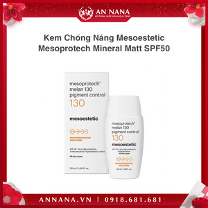 Kem Chống Nắng Mesoestetic Mesoprotech Mineral Matt SPF50