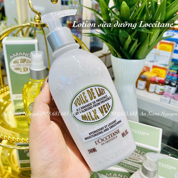 Sữa Dưỡng Thể Hạnh Nhân LOccitane Almond Milk Veil 240ml