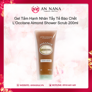 Gel Tắm Hạnh Nhân Tẩy Tế Bào Chết LOccitane Almond Shower Scrub 200ml