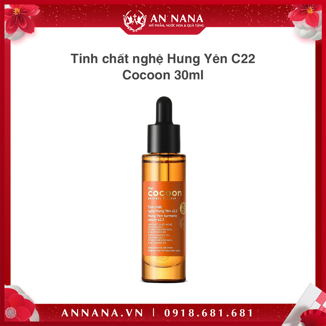 Tinh chất nghệ Hưng Yên C22 Cocoon 30ml