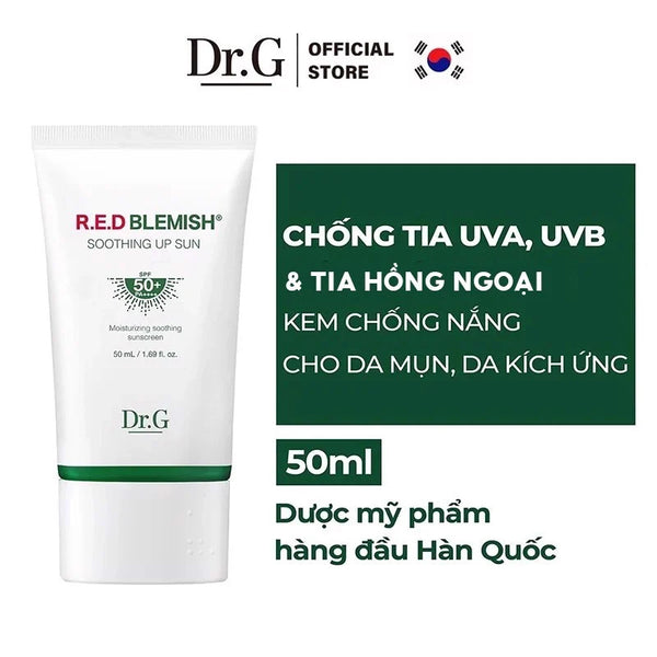 Kem chống nắng Dr.G Green Mild Up, Brightening Up, Red Blemish Soothing Up Sun DR G