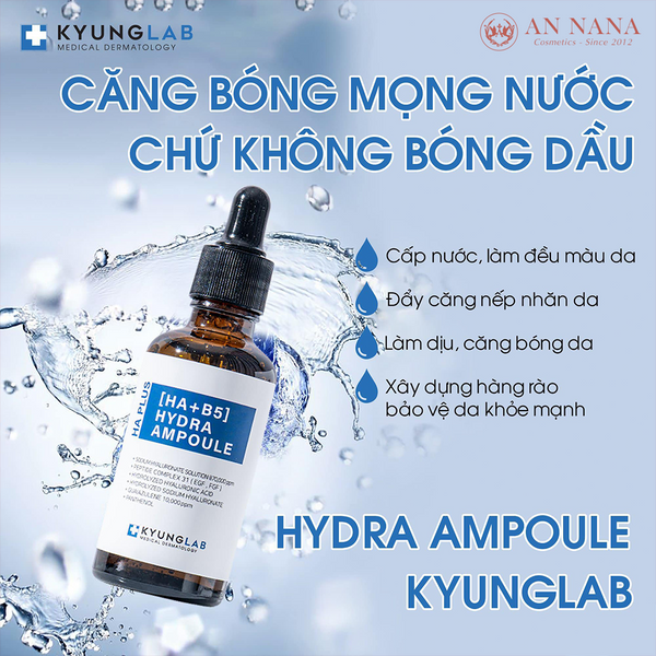 Serum cấp ẩm căng bóng da Kyung Lab HA + B5 50ml