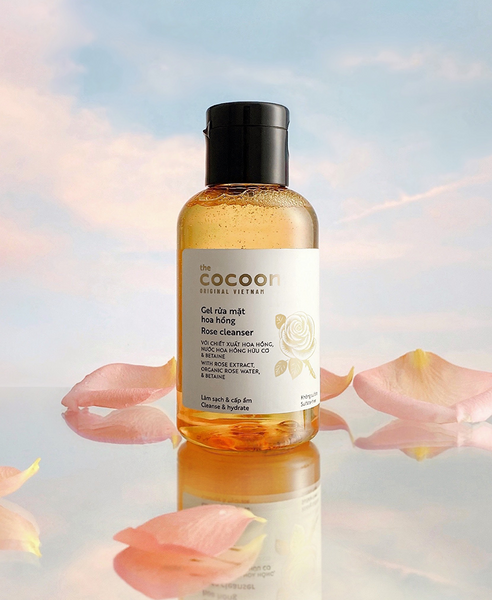 Gel rửa mặt hoa hồng Cocoon Rose Cleanser 140ml