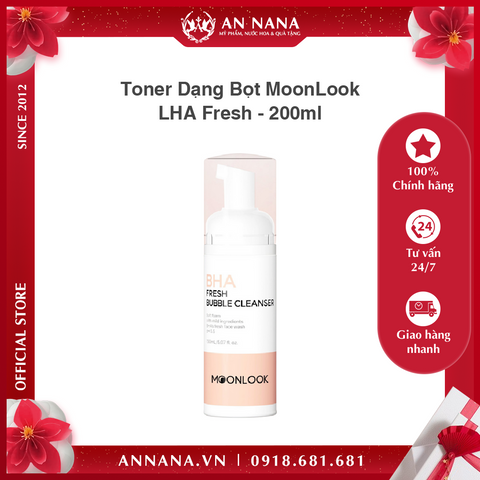 Toner Dạng Bọt MoonLook LHA Fresh - 200ml