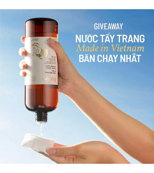 Nước Tẩy Trang Bí Đao Cocoon Winter Melon Micellar 140ml - 500ml