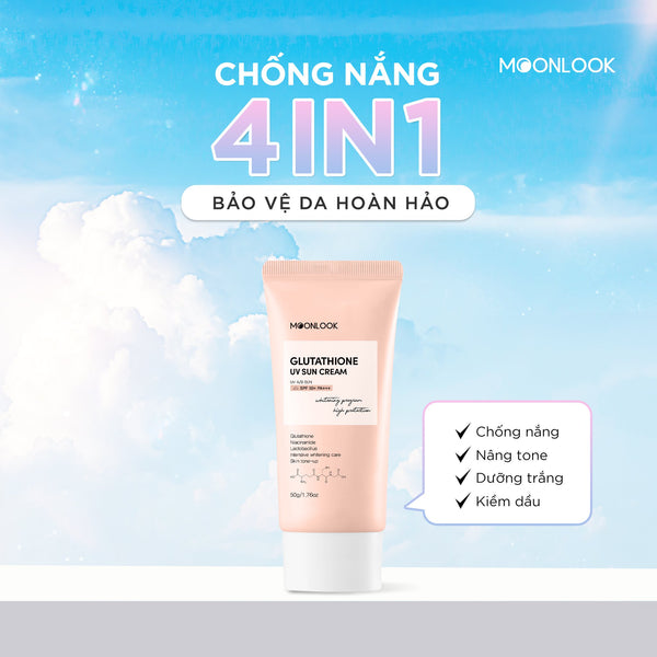 Kem chống nắng dưỡng trắng da MoonLook - 50g