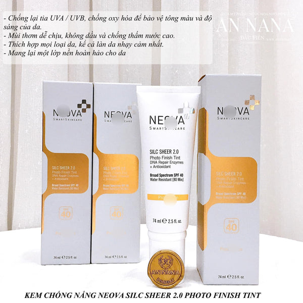 Kem chống nắng bảo vệ da Neova SPF 40 DNA Damage Control Sicl Sheer 2.0