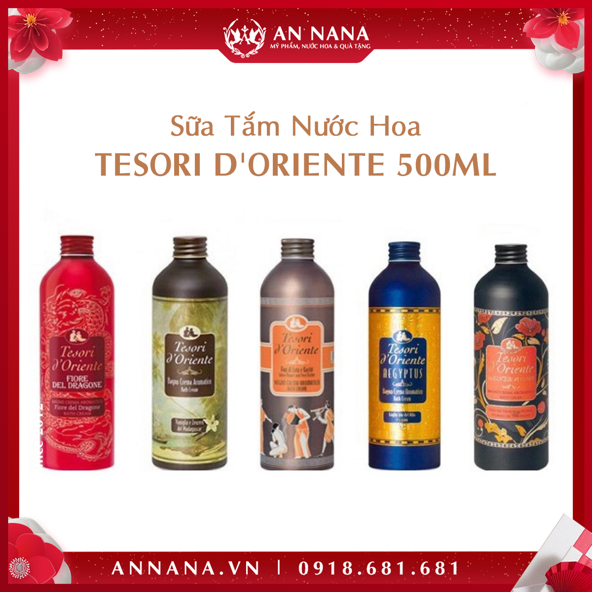 Sữa Tắm Nước Hoa Tesori d'Oriente 500ml