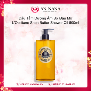 Dầu Tắm Dưỡng Ẩm Bơ Đậu Mỡ LOccitane Shea Butter Shower Oil 500ml