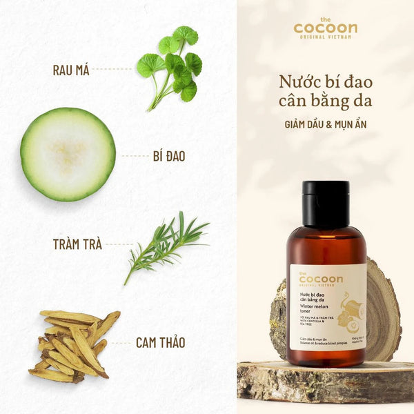 Toner bí đao cân bằng da Cocoon 140ml