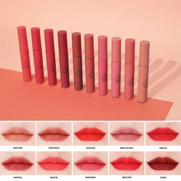 Son Kem Lì 3CE Mịn Màng Như Nhung 3CE Velvet Lip Tint 4g