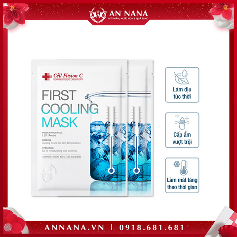 Mặt Nạ Dịu Da Khẩn Cấp Cell Fusion C First Cooling Mask 27g