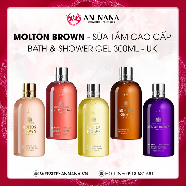 Sữa Tắm Cao Cấp Molton Brown Bath & Shower Gel 300ml Anh Quốc