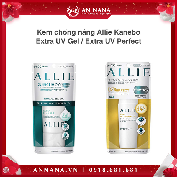 Kem chống nắng Allie Kanebo Extra UV Gel / Extra UV Perfect