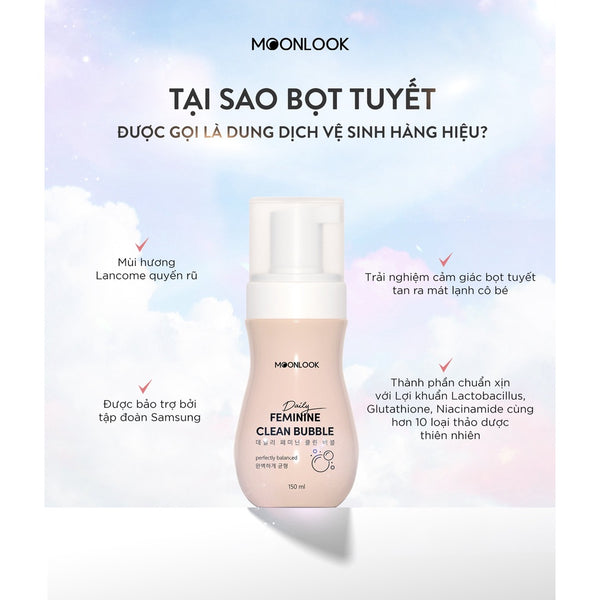 Bọt Tuyết Quyến Rũ - DDVS Moonlook Daily Feminine 150ml