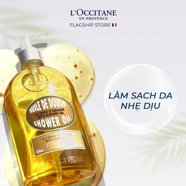 Dầu Tắm Hạnh Nhân LOccitane Almond Shower Oil 250ml