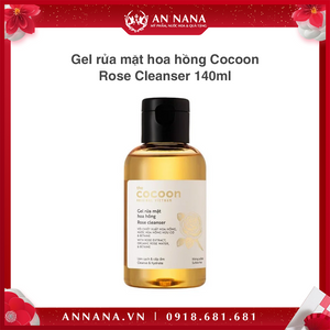 Gel rửa mặt hoa hồng Cocoon Rose Cleanser 140ml