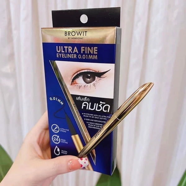 Dạ Kẻ Mắt Ultra Fine Eyeliner 0,01 Mm #Black Browit 0,5Gr