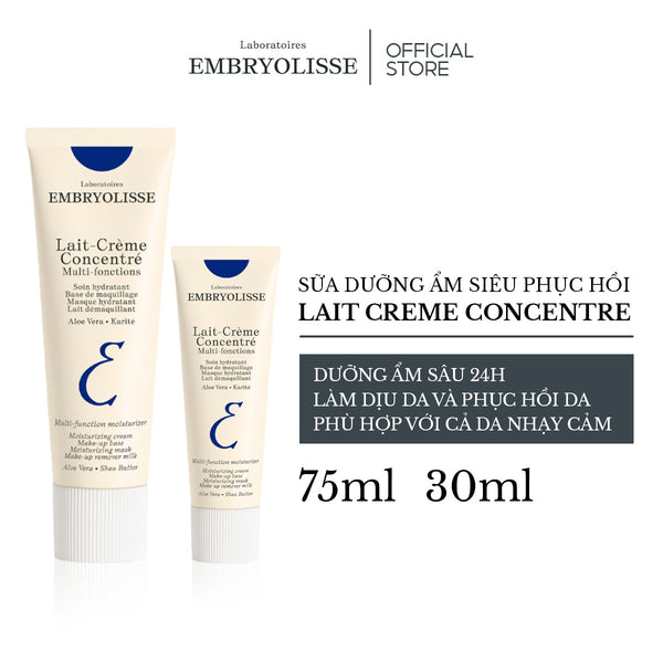 Sữa Dưỡng Ẩm Embryolisse Siêu Phục Hồi Da 75ml Lait-Crème Concentré - Mẫu mới