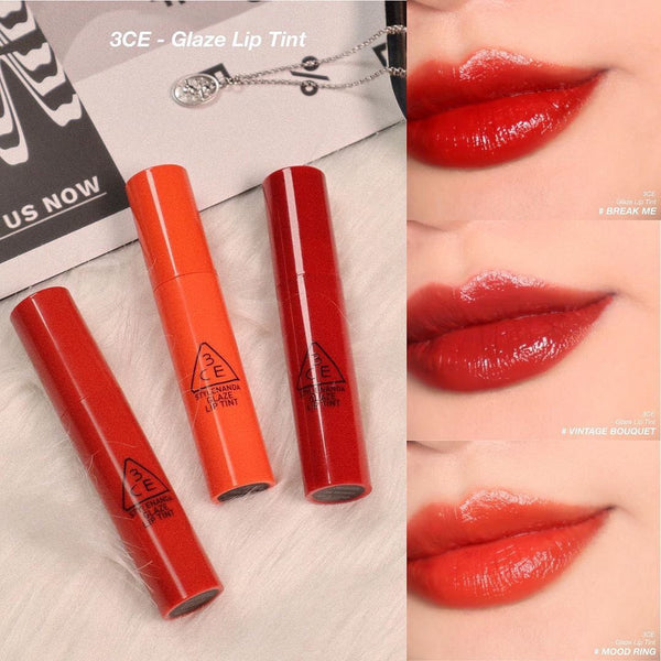 Son Kem Bóng 3CE Cho Đôi Môi Mọng Nước 3CE Glaze Lip Tint 5g