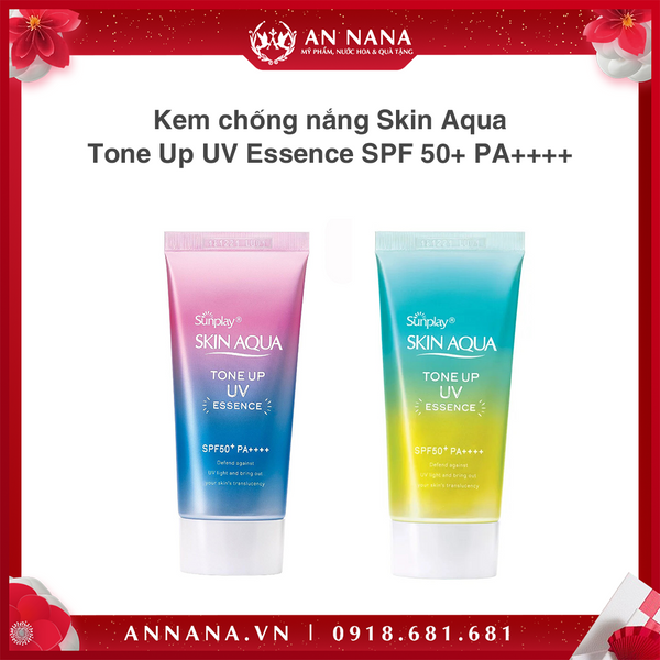 Kem chống nắng Skin Aqua Tone Up UV Essence SPF 50+ PA++++