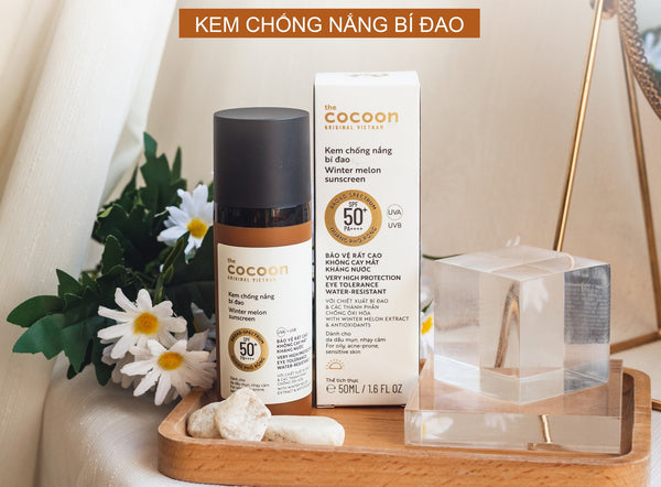 Kem chống nắng bí đao Cocoon SPF 50 +, PA ++++ 50ml