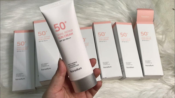 Kem Chống Nắng Karadium Snail Repair Sun Cream SPF 50+ 70ml