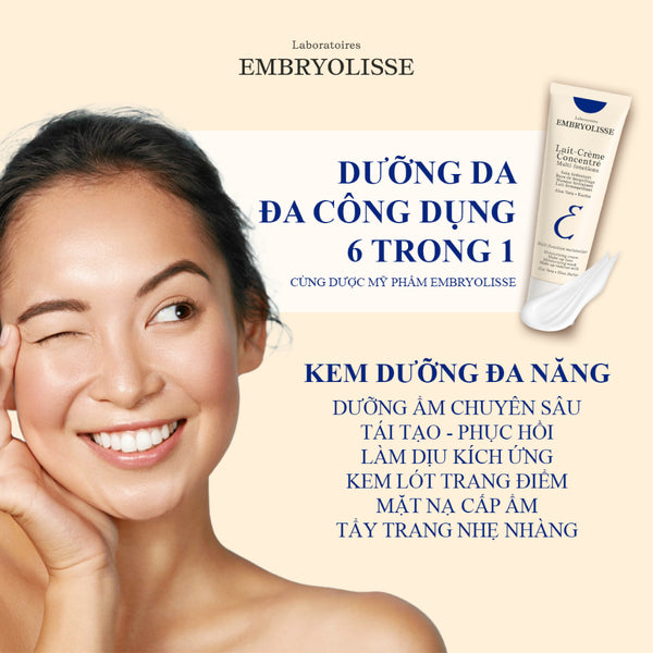 Sữa Dưỡng Ẩm Embryolisse Siêu Phục Hồi Da 75ml Lait-Crème Concentré - Mẫu mới