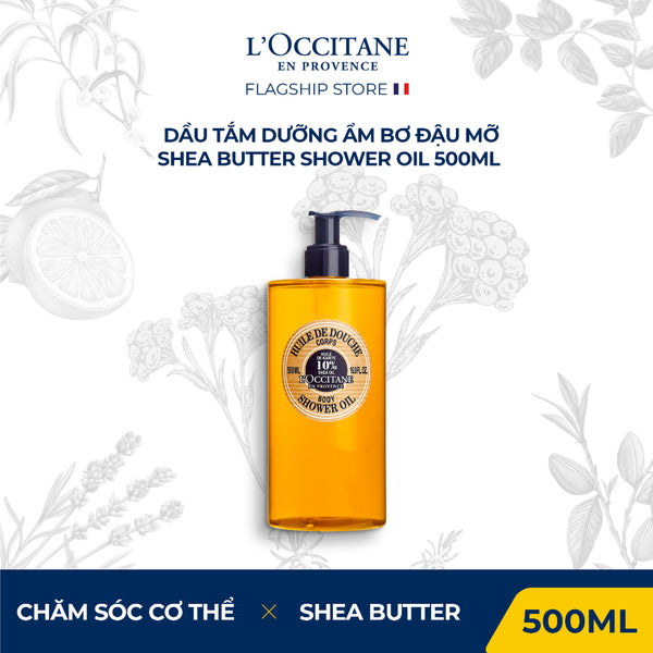 Dầu Tắm Dưỡng Ẩm Bơ Đậu Mỡ LOccitane Shea Butter Shower Oil 500ml