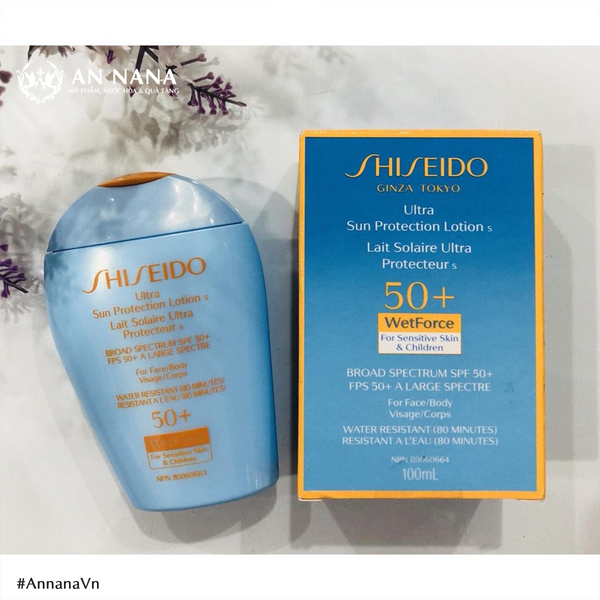 Sữa chống nắng nâng tông dành cho da nhạy cảm Shiseido GSC Perfect UV Protector S 50ml - An Nana