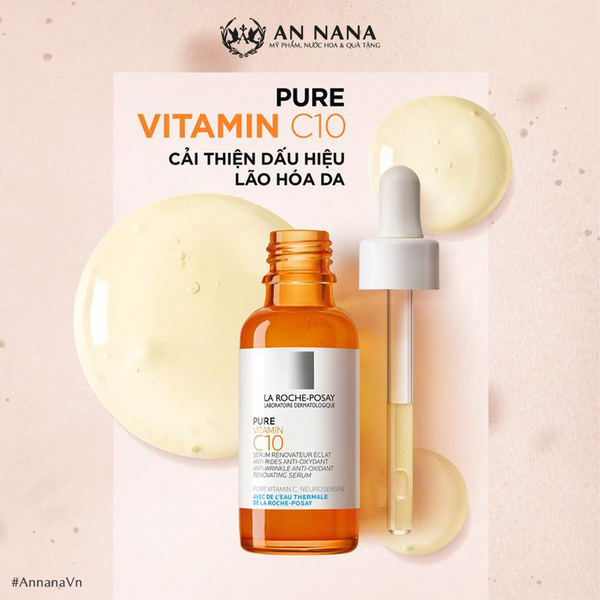 Tinh Chất Làm Sáng Da Và Giảm Thâm Nám La Roche-Posay Pure Vitamin C10 Serum 30ml