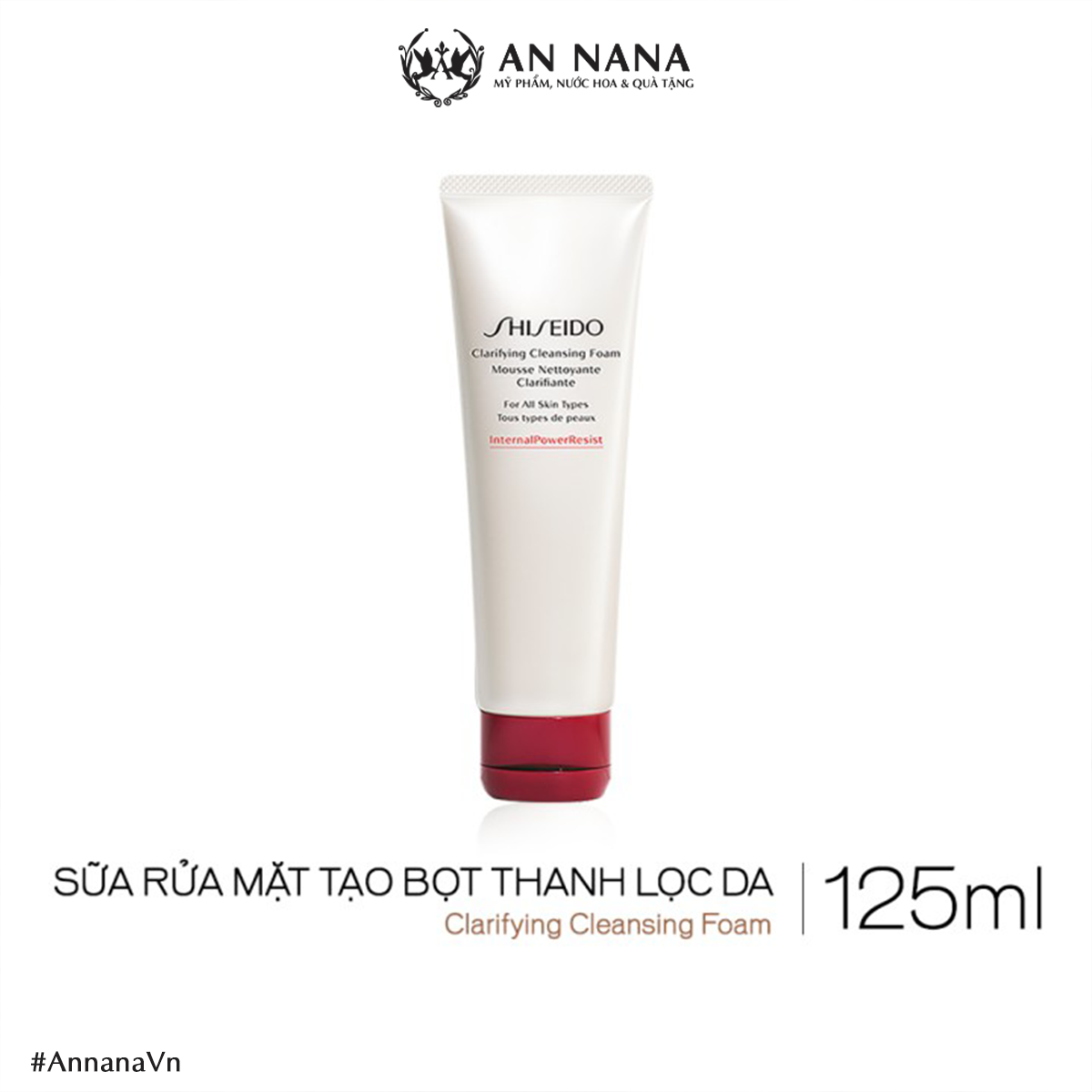 Sữa rửa mặt tạo bọt thanh lọc da SHISEIDO Clarifying Cleansing Foam - An Nana