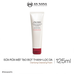 Sữa rửa mặt tạo bọt thanh lọc da SHISEIDO Clarifying Cleansing Foam - An Nana