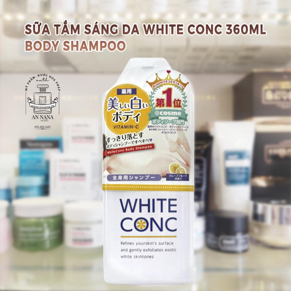 Sữa Tắm Sáng Da White Conc 360ml Body Shampoo