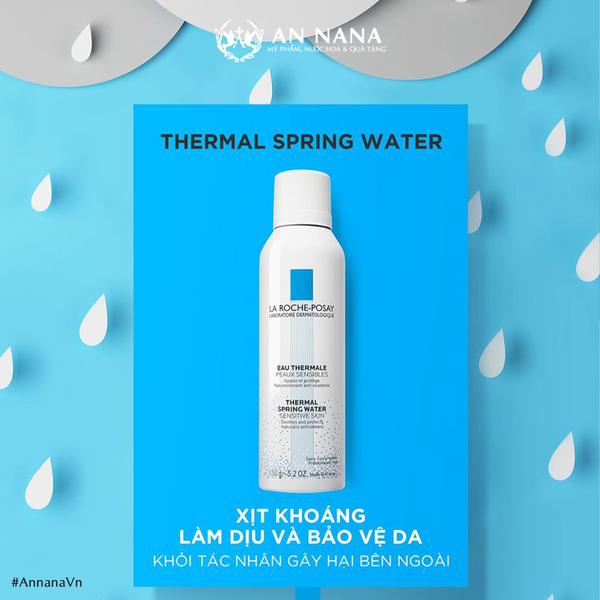 Nước Xịt Khoáng Làm Dịu Da, Giảm Kích Ứng & Chống Oxy Hóa La Roche-Posay Thermal Spring Water