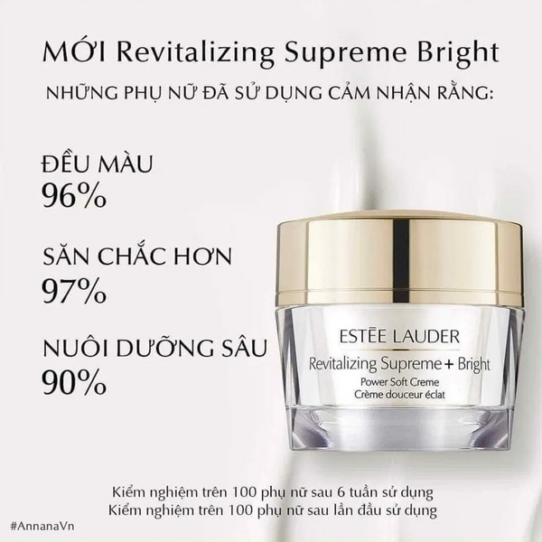 Kem dưỡng trắng Estee Lauder Revitalizing Supreme+ Bright Power Soft Crème