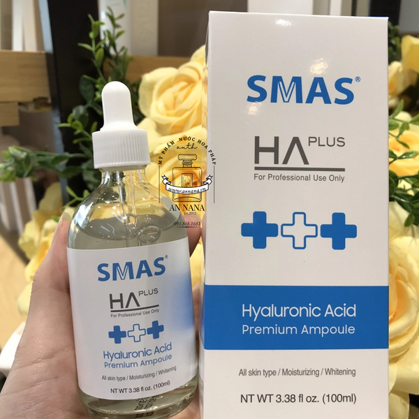 Serum Smas HA Plus Cấp Ẩm - Phục Hồi 100ml