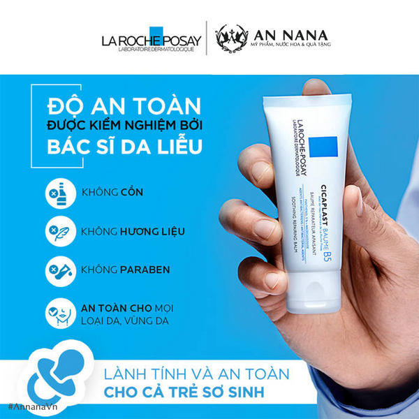 Kem dưỡng làm dịu kích ứng & phục hồi da La Roche-Posay Cicaplast Baume B5