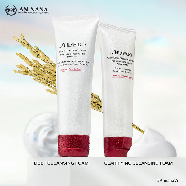 Sữa rửa mặt tạo bọt thanh lọc da SHISEIDO Clarifying Cleansing Foam - An Nana