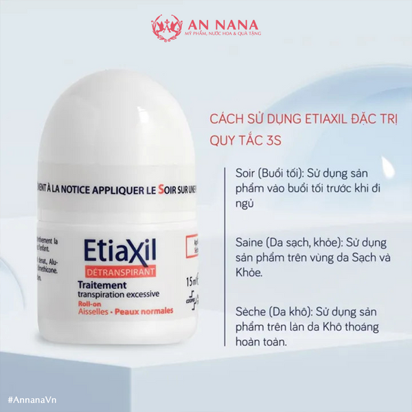 Lăn Khử Mùi Và Mồ Hôi Etiaxil 15ml