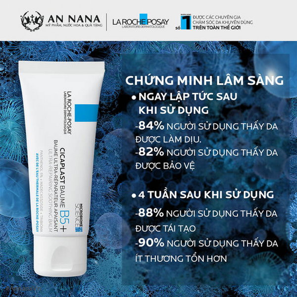 Kem dưỡng làm dịu kích ứng & phục hồi da La Roche-Posay Cicaplast Baume B5