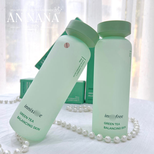 (New 2022) Nước Hoa Hồng Innisfree Green Tea Balancing Skin 200ML