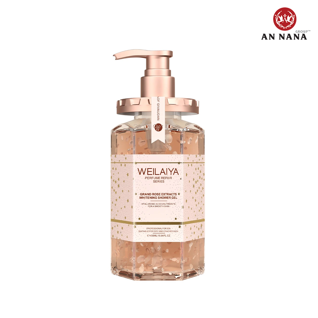 Sữa tắm trắng da cánh hoa hồng Damask Weilaiya 450ml