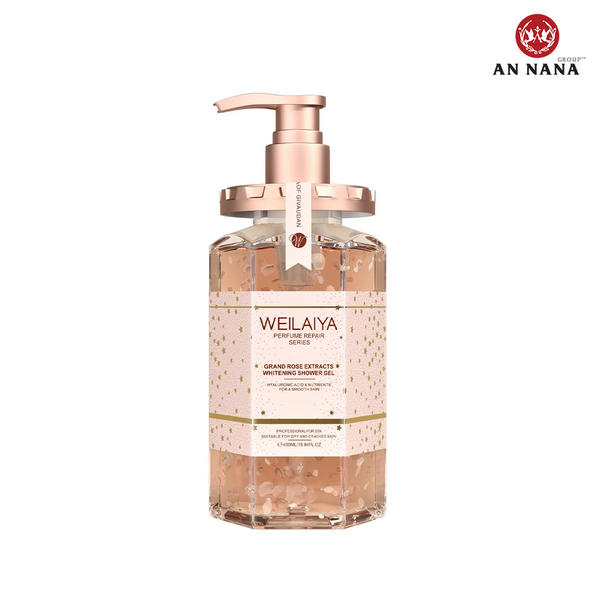 Sữa tắm trắng da cánh hoa hồng Damask Weilaiya 450ml