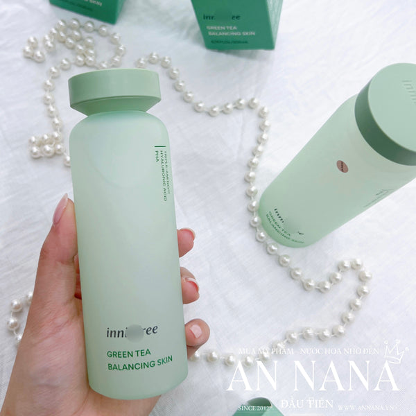 (New 2022) Nước Hoa Hồng Innisfree Green Tea Balancing Skin 200ML