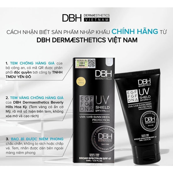 Kem Chống Nắng DBH EGF UV Shield SPF50 PA+++